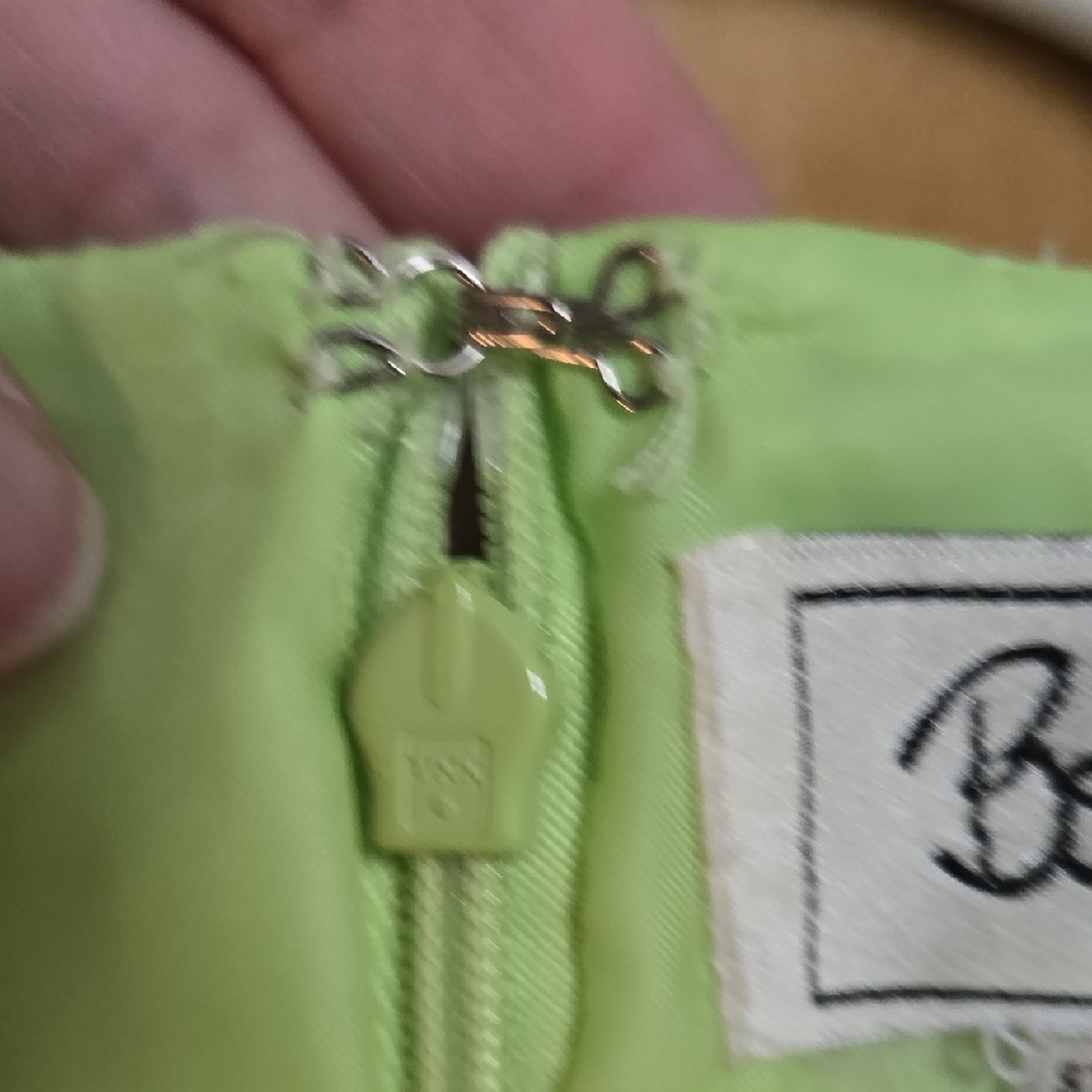 Bob Mackie Studio Lime Green Dress - Picture 8 of 11